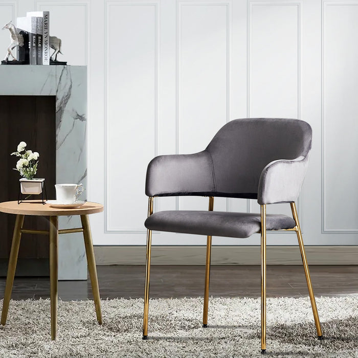 Lukka Velvet Dining Chairs [Set of 2]