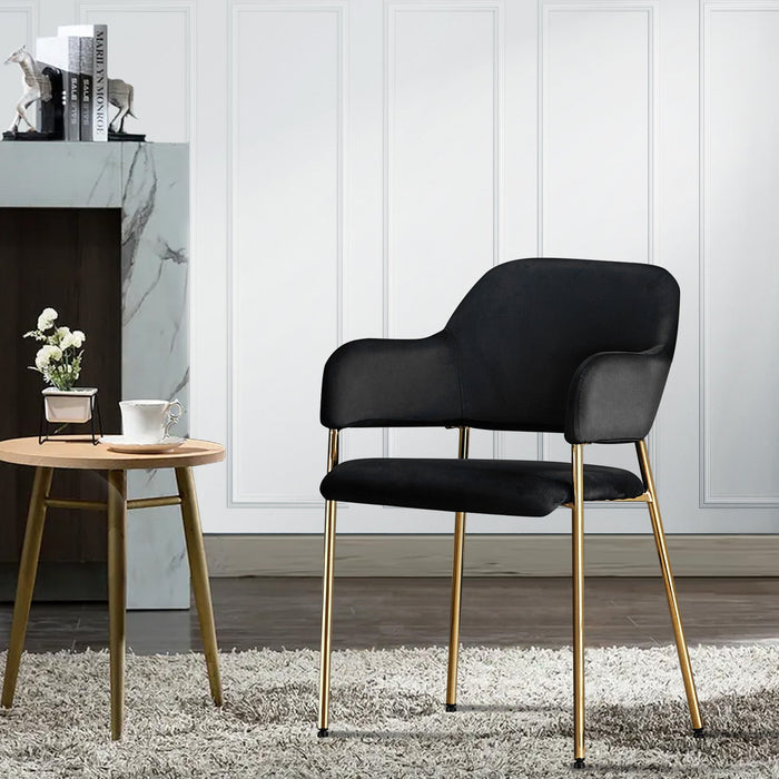 Lukka Velvet Dining Chairs [Set of 2]
