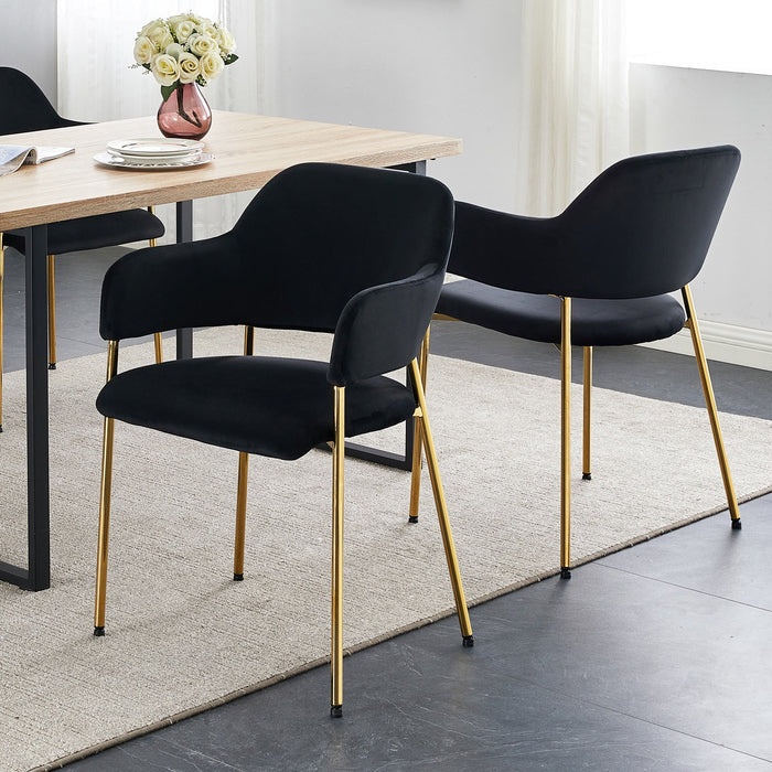 Lukka Velvet Dining Chairs [Set of 2]
