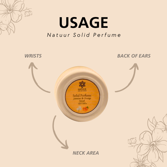 LUSTRE | Sandalwood | Vanilla | Benzoin Premium Solid Perfume | Warm | Smooth | Elegant