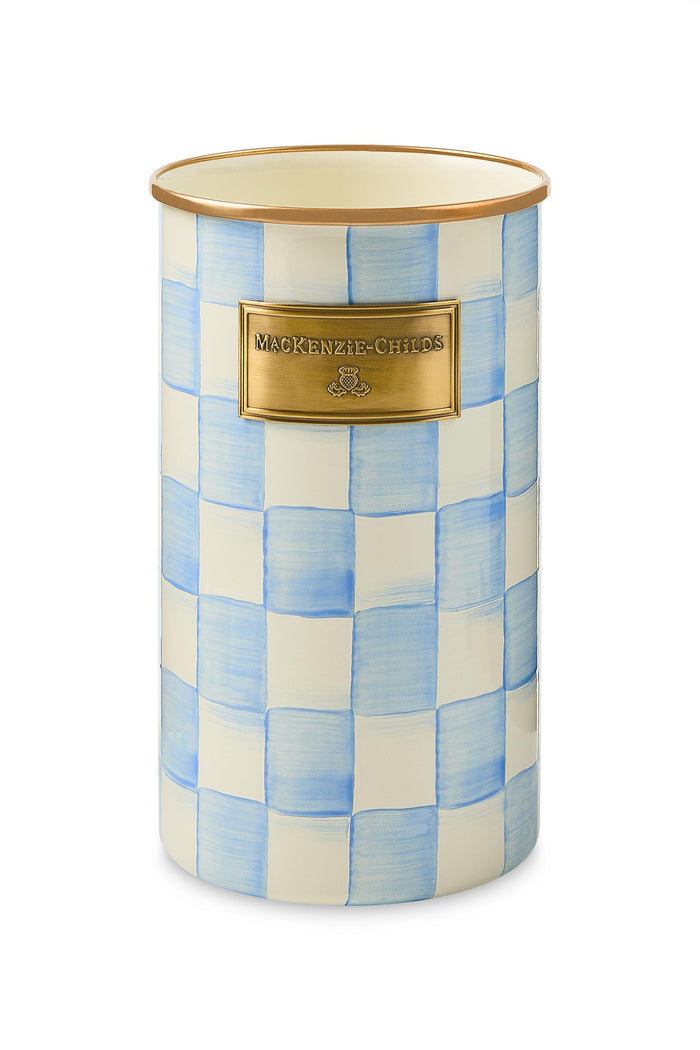 MacKenzie Childs: Sky Check Utensil Holder