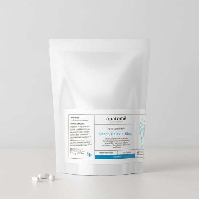 Magnesium & Tryptophan | Reset, Relax + Sleep Supplement Pouch - 30 days - anatomē