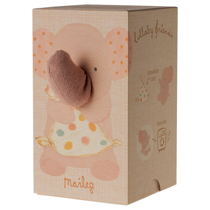 Maileg Lullaby Friends, Elephant - Old Rose