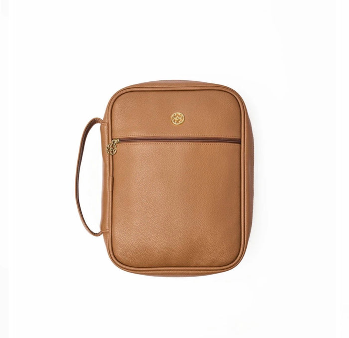 Mary Square Bible Cover Camel