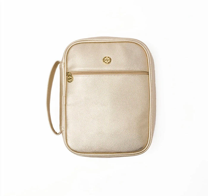 Mary Square Bible Cover Champagne