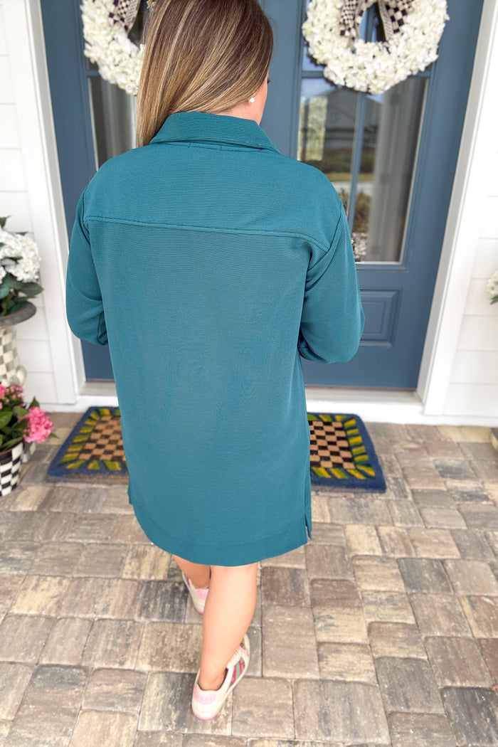 Mary Square: Raven Dress - Emerald