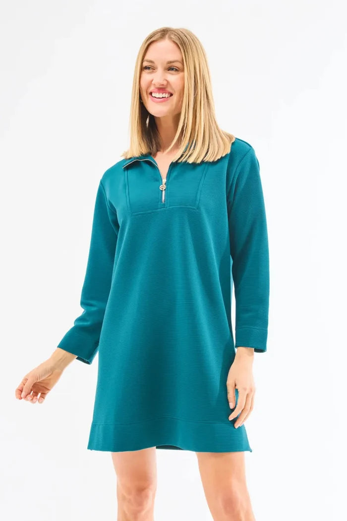 Mary Square: Raven Dress - Emerald