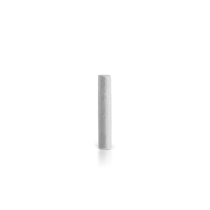 Matte Round Bar Stud Earring