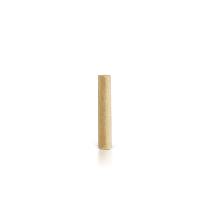 Matte Round Bar Stud Earring
