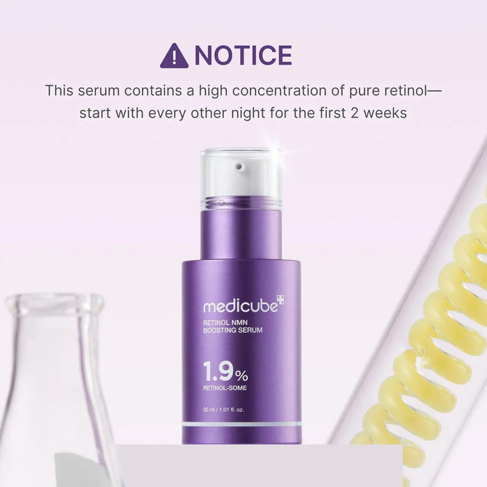 MEDICUBE Retinol NMN Radiance Booster 1.9% Serum 30 ml - DOKAN