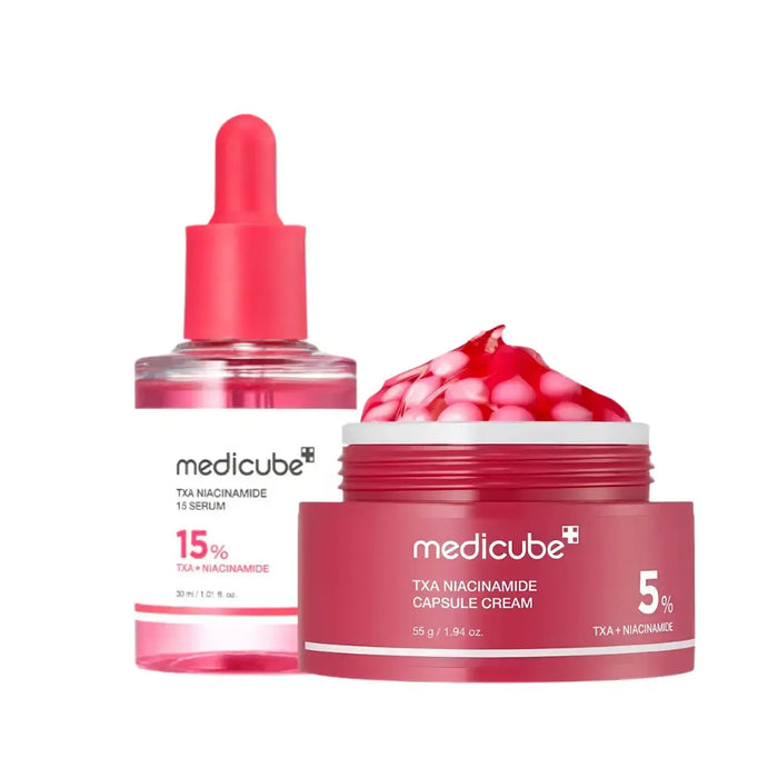 MEDICUBE TXA Niacinamide Serum Capsule Cream Set - DOKAN