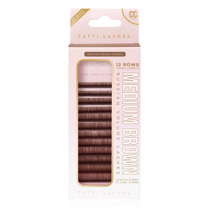 Medium Brown Mixed Lashes