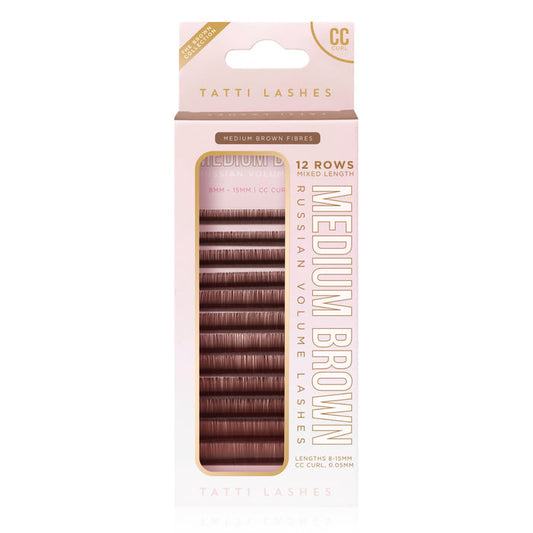 Medium Brown Mixed Lashes