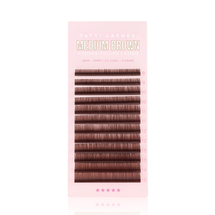 Medium Brown Mixed Lashes