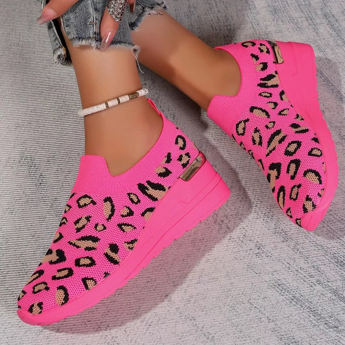 Rose Leopard Print / 37 UK 4