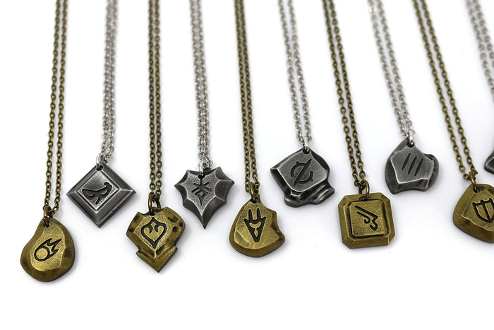FFXIV Metal Soul Crystal Locket Style Charm Necklaces - Collectors Edition Bundles