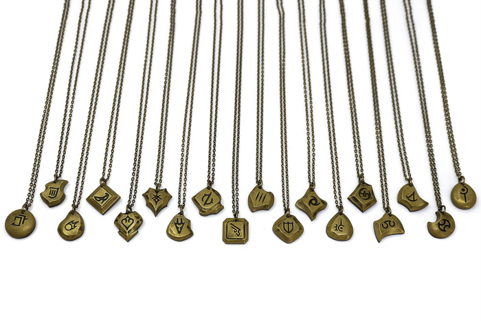 FFXIV Metal Soul Crystal Locket Style Charm Necklaces - Collectors Edition Bundles