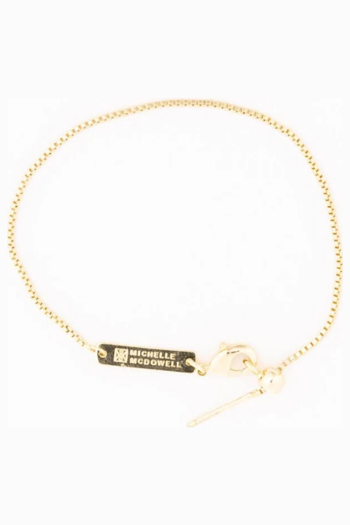 Michelle McDowell: Luxe Charm Sylvie Bracelet - Gold - B Social Boutique