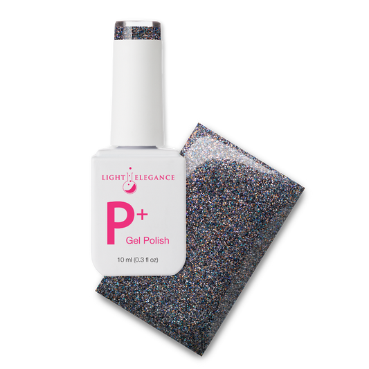 Midnight Melancholy ~ P+ Glitter Gel Polish | Light Elegance