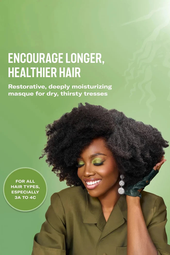 MIELLE ROSEMARY MINT HAIR MASQUE 1.75oz | STRENGTHENING HAIR MASK MIELLE ORGANICS