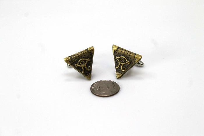 Yugioh Millenium Puzzle Cufflink Flat Version - Yu Gi Oh Cosplay or Gift - Yami Yugi - LootCaveCo