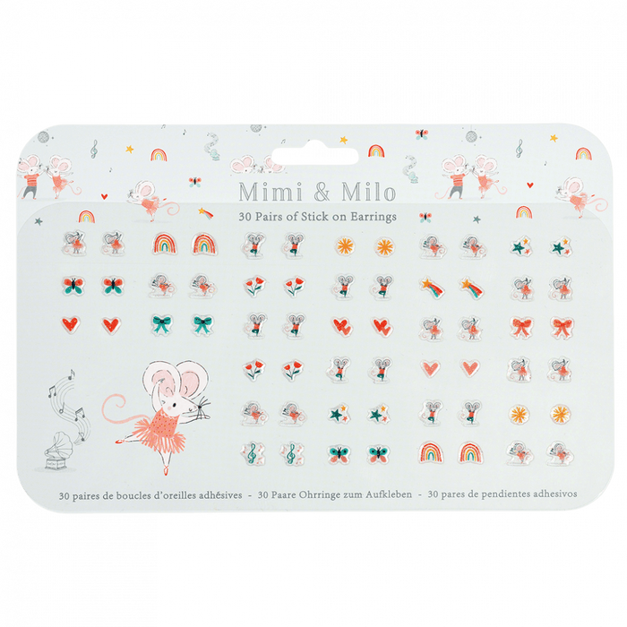 Mimi And Milo Stick On Earrings