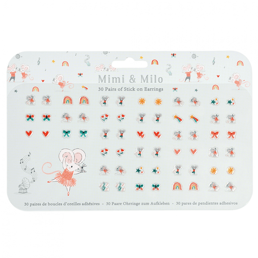 Mimi And Milo Stick On Earrings