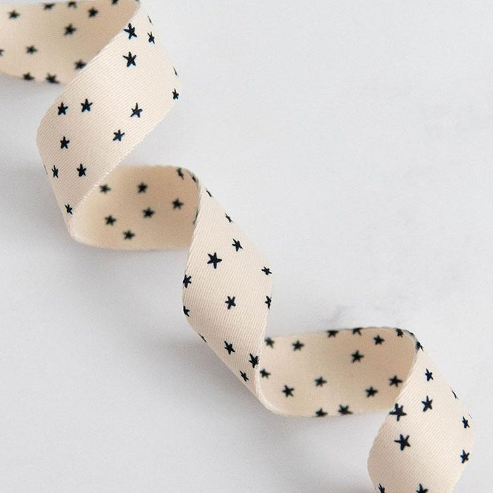 Mini Starry in Black Webbing 1"