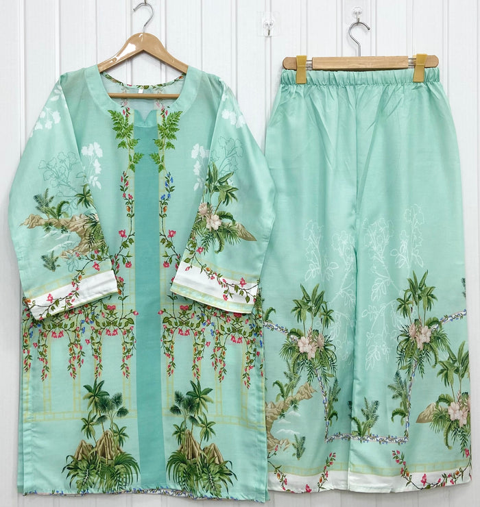 Mint Whisper | Co-ord Set D-794