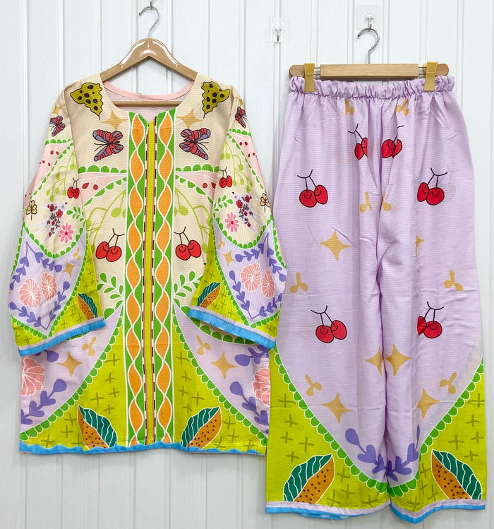 Mint Whisper | Co-ord Set D-794