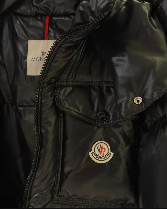 Moncler Montbeliard Down Jacket black