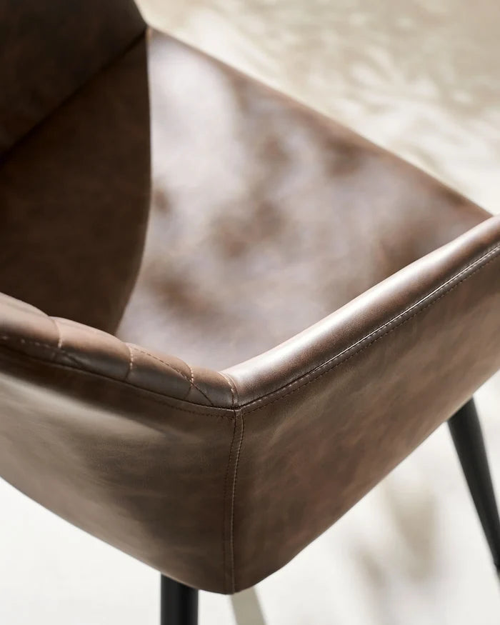 Moree Faux Leather Dining Chairs [Set of 4]