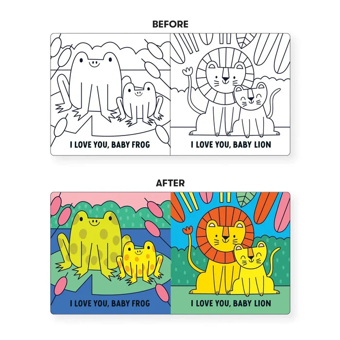 Mudpuppy I Love You, Baby Color Magic Bath Book