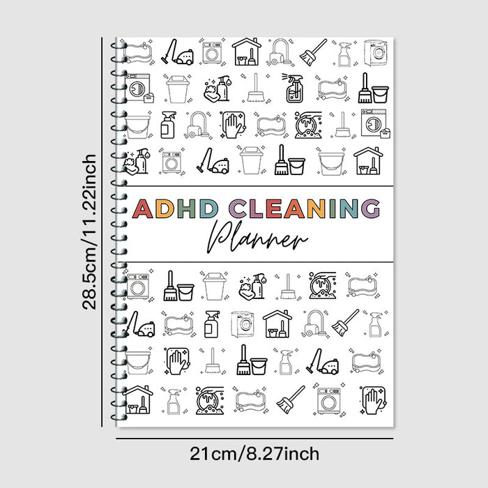 Multi-Action Cleaning Planner Coil Notebook 🇨🇳