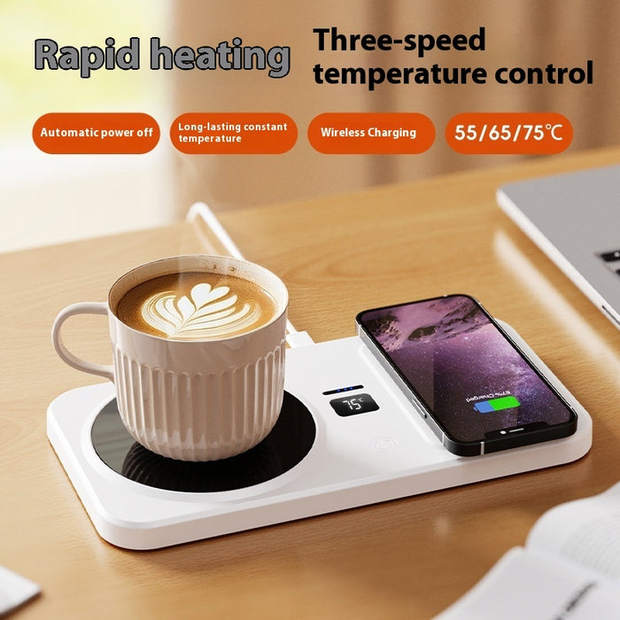 Multifunctional Home Smart Thermal Cup Pad Wireless Charging Heating Base 🇨🇳