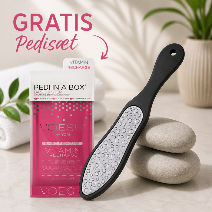 Namiso - Den BEDSTE Fodfil og GRATIS pedisæt (tilfældig variant)