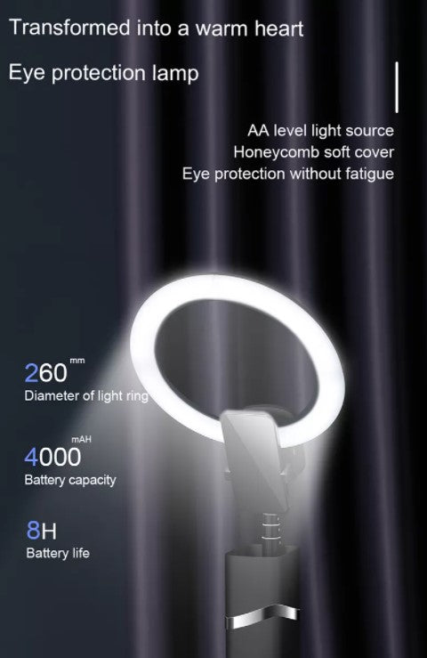 New Palms 10 Inch Foldable Wireless Ring Light - Palms Fashion Inc.