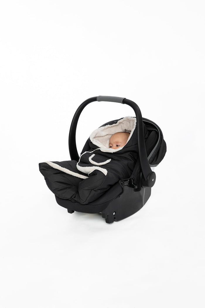 Nido Baby Wrap For Bassinet Car Seats And Strollers Black-3