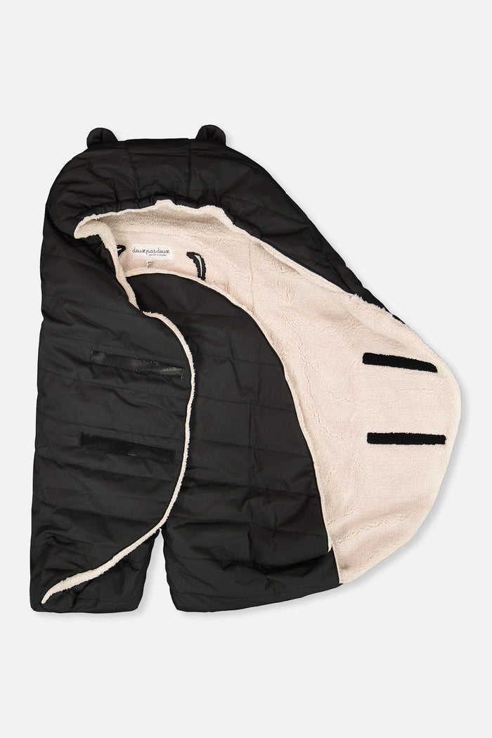 Nido Baby Wrap For Bassinet Car Seats And Strollers Black-4