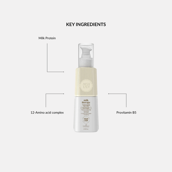NishLady Milk Therapy Moisturizing Hair Milk Bond Repair – 200ml