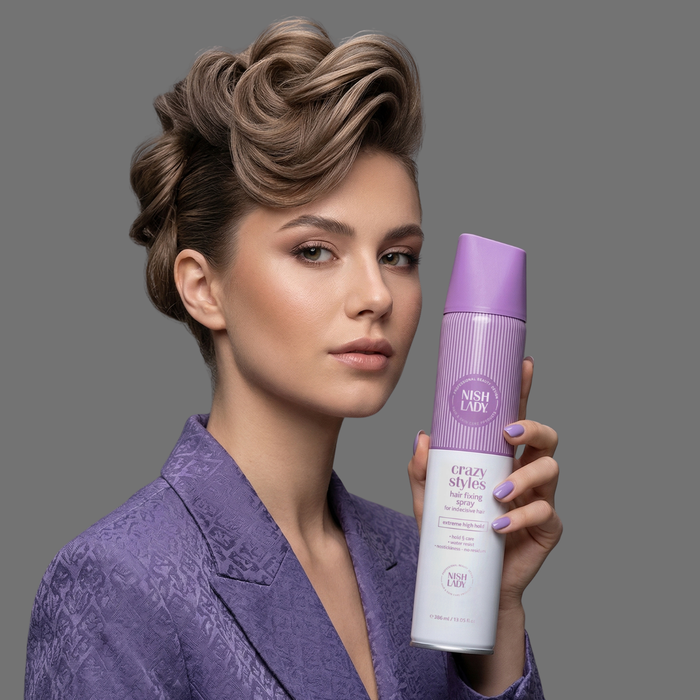 NishLady Styling Fixing Spray - 386ml