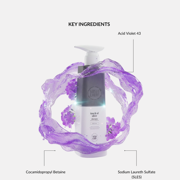 NishLady Touch of Silver Shampoo - 947ml