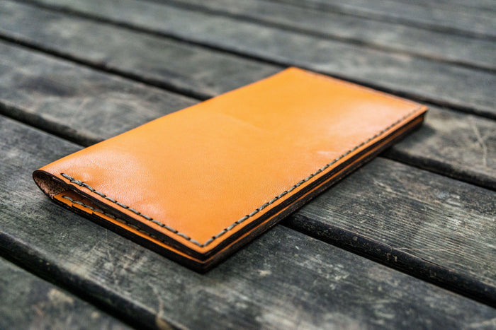 No.49 Handmade Leather Women Wallet - Orange