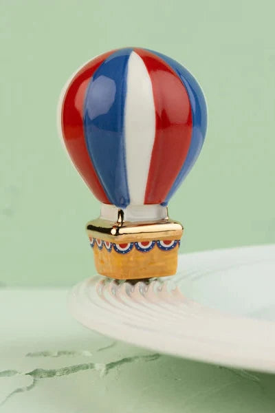 nora fleming: red, white, and balloon