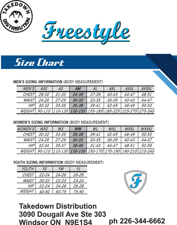 OAWA  Blue Competition Singlet  MALE