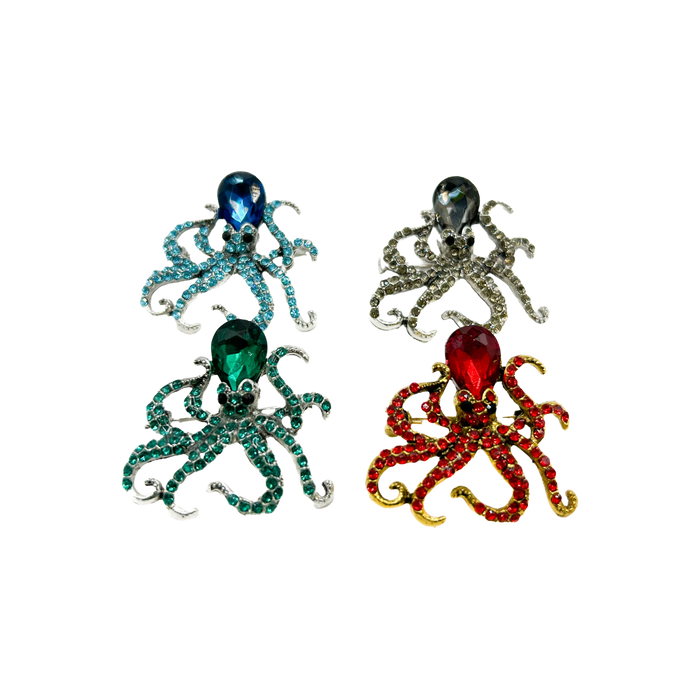 Octopus Brooch
