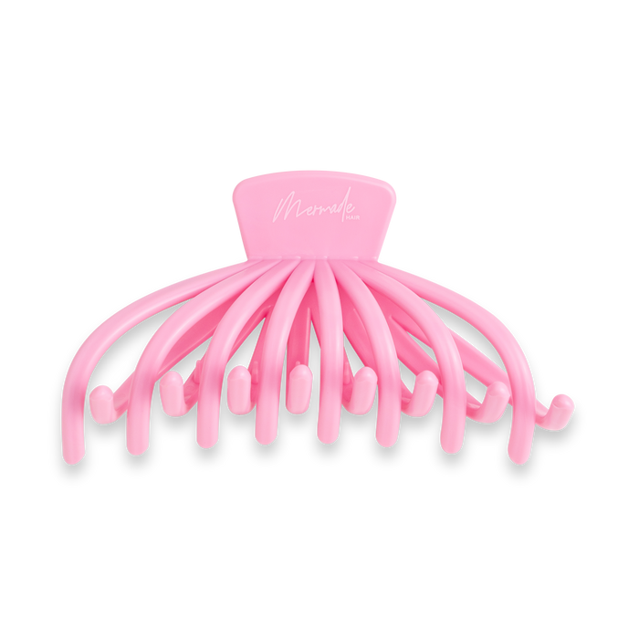 Mermade Hair Octopus Clip in pink