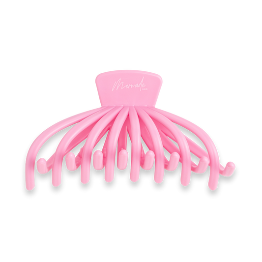 Mermade Hair Octopus Clip in pink
