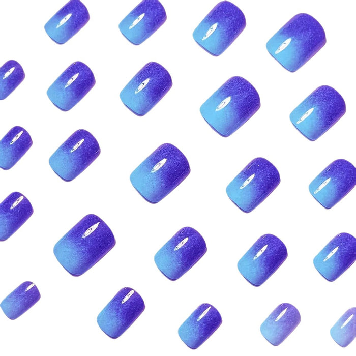 Ombre blue purple