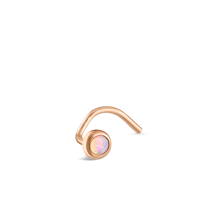 Rose Gold / 2mm / Left Bend